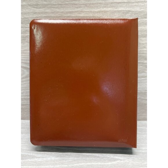 Brown Leather Planner Vintage Address Book Binder Alphabetical Tabs Lion Emblem - Picture 5 of 9